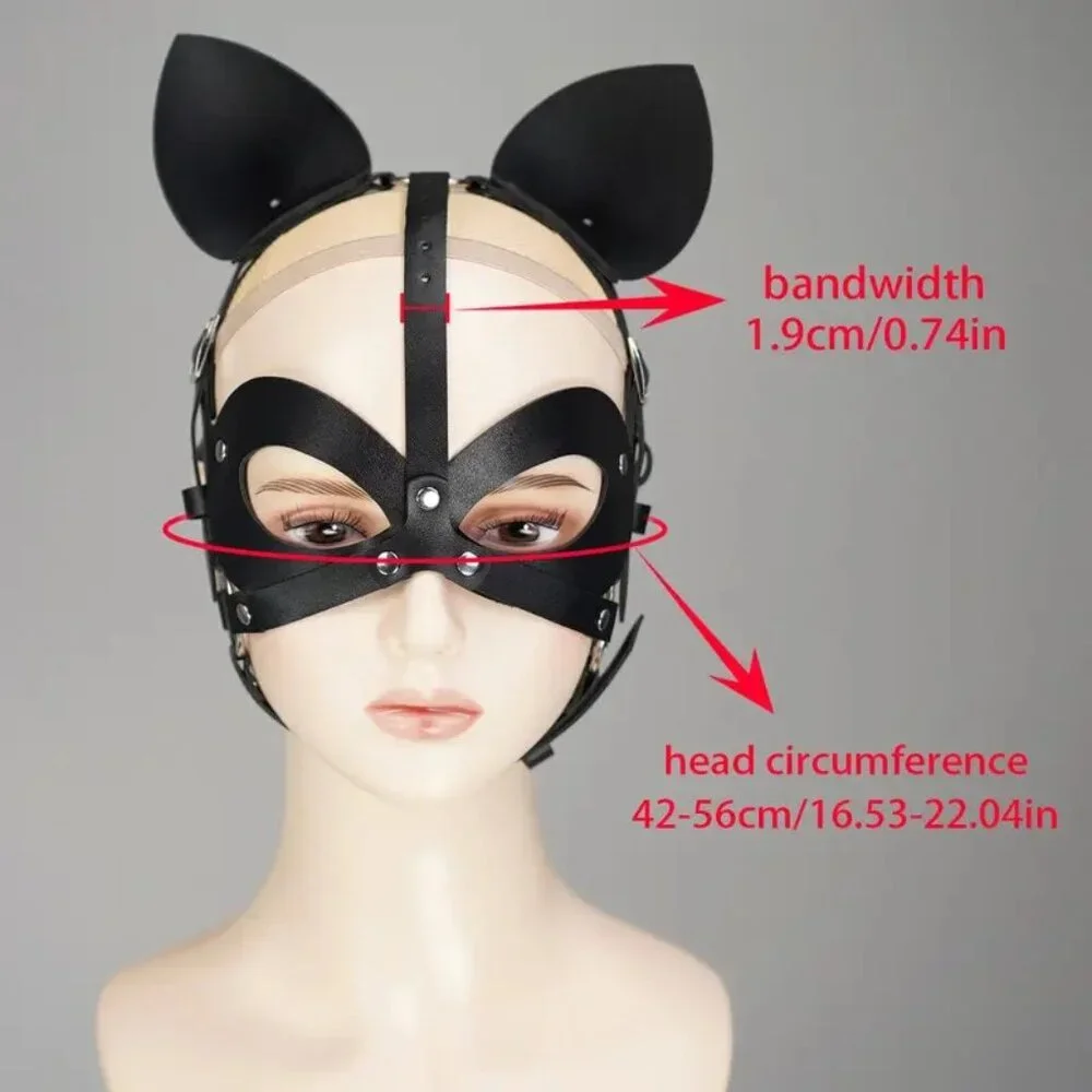 Kinky Kitty Leather Cat Mask super sexy